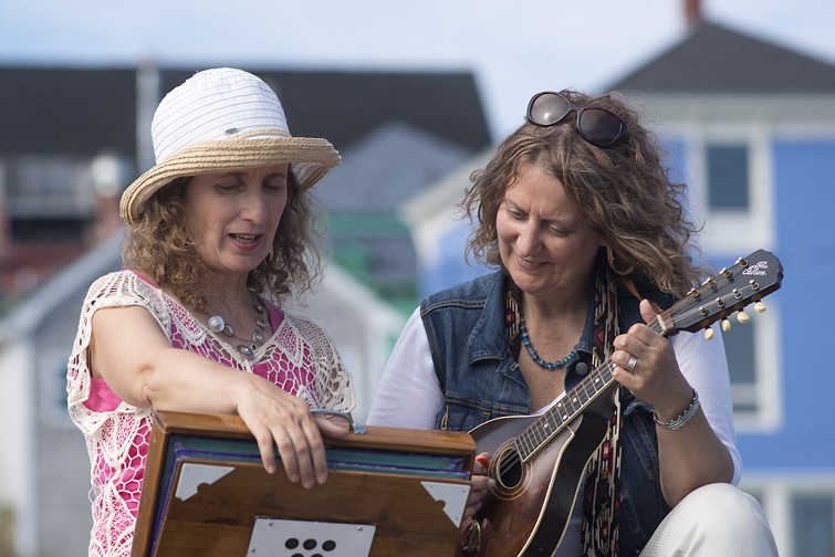 Teresa Doyle and October Browne at The Lunenburg Folk Festival