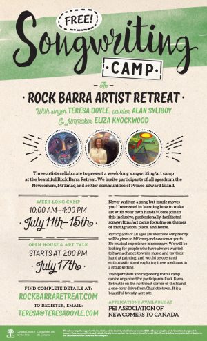 Songwriting Camp Poster (2016)